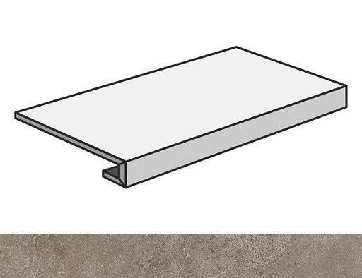 Atlas Concorde Drift Light Grey Scalino Frontale / Атлас Конкорд Дрифт Лайт Грей Ступень фронтальная 33х60