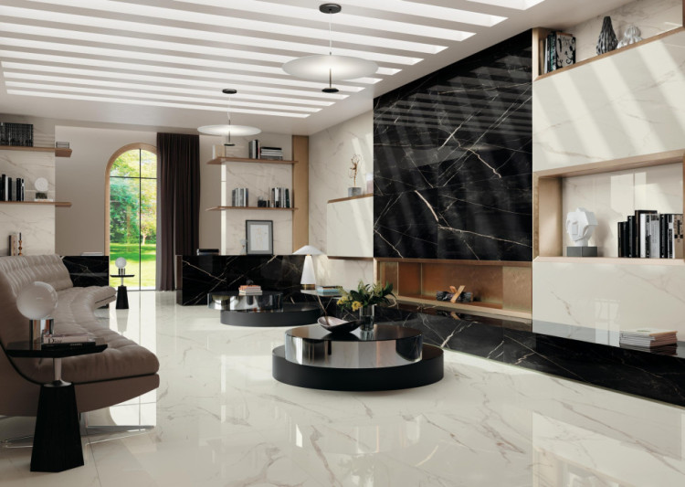 Атлас Конкорд ЭМПАИР КАЛАКАТТА ДАЙМОНД БОРДЮР Лап / Atlas Concorde Empire Calacatta Diamond Listello Lap 7,2x80