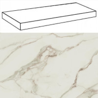 Атлас Конкорд ЭМПАИР КАЛАКАТТА ДАЙМОНД СТУПЕНЬ УГЛОВАЯ / Atlas Concorde Empire Calacatta Diamond Scale Angle 33x80
